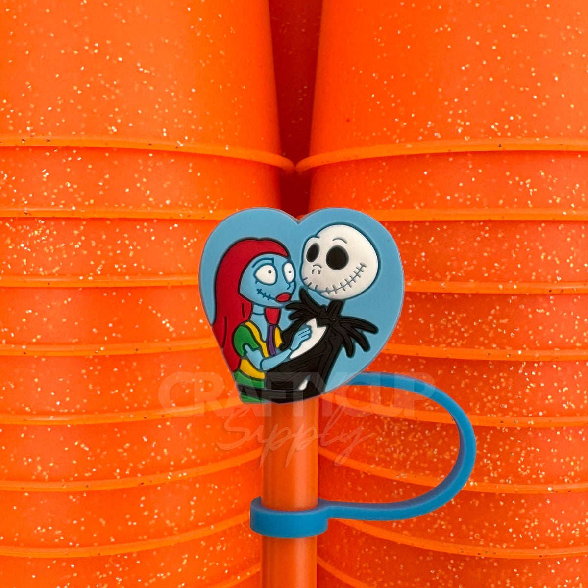 Jack & Sally Straw Topper