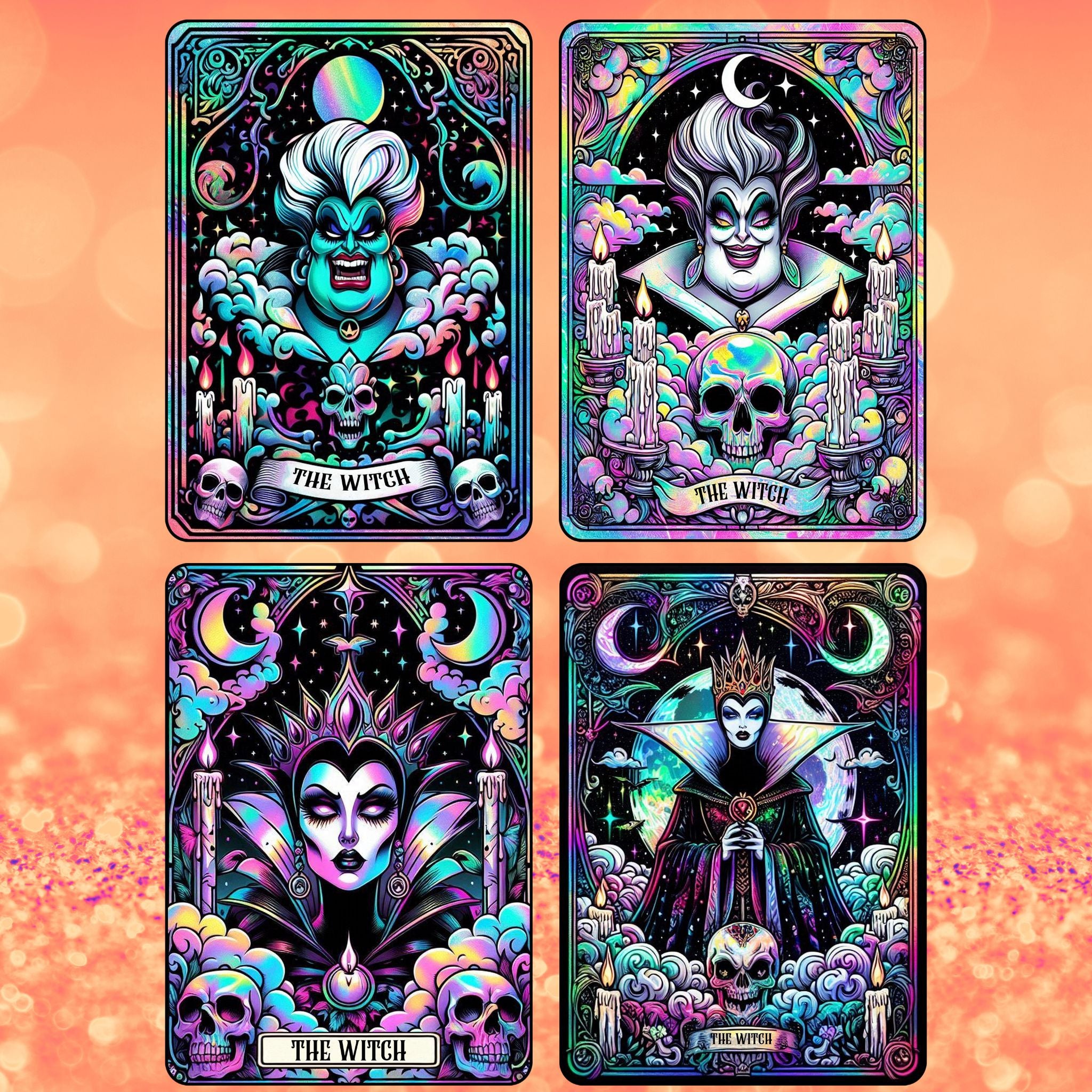 Halloween Tarot - Section 3  | UV DTF Decal