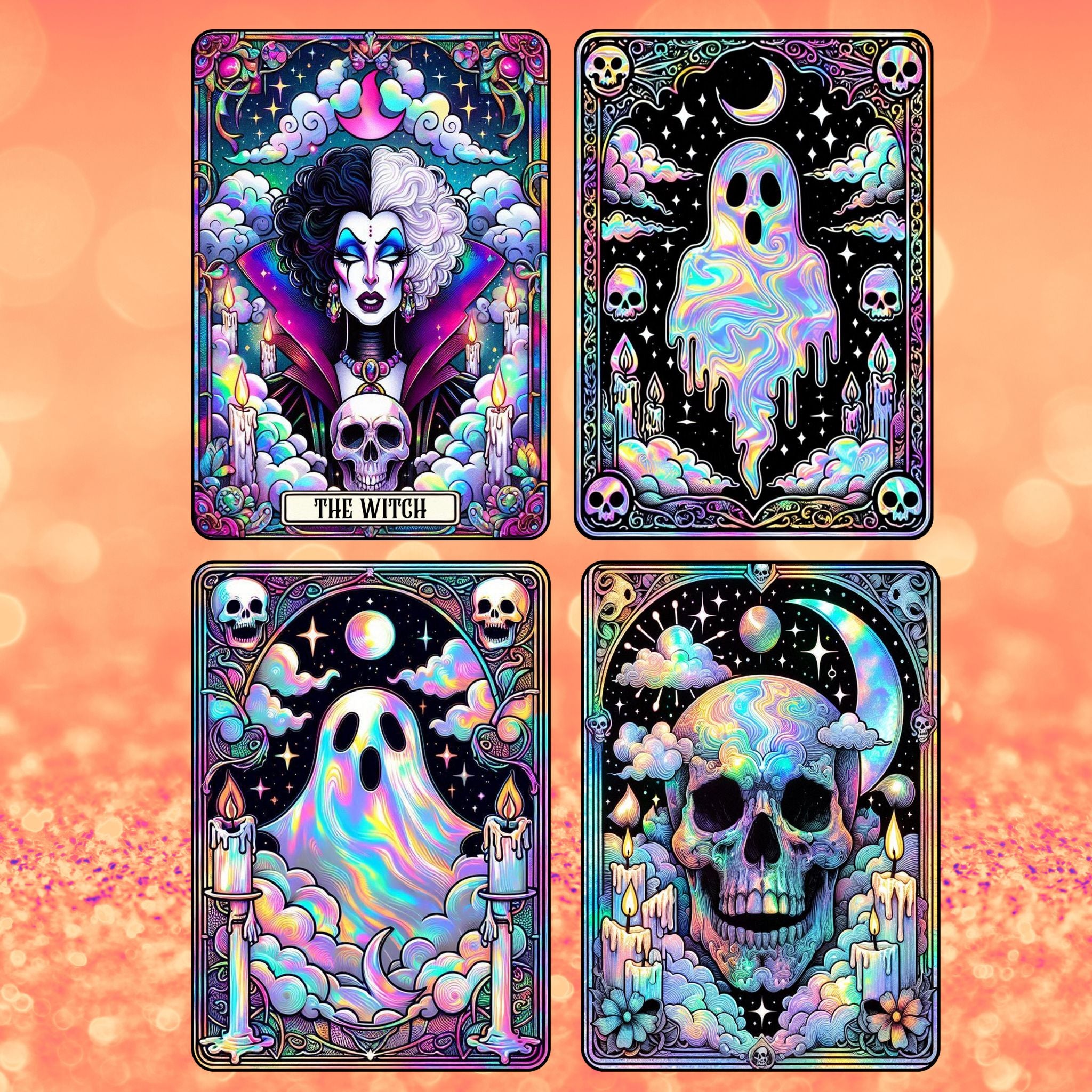 Halloween Tarot - Section 3  | UV DTF Decal