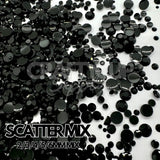 Solid Series - Onyx Black Rhinestones - 3mm | 4mm | 5mm & Scatter (28g)