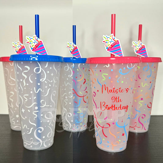 birthday cold cups