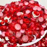 Roses Are Red - Pearl & Rhinestone Mix (28g)