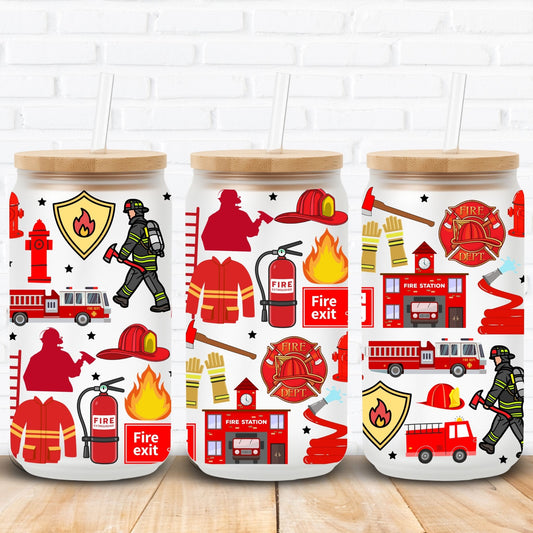 Firefighter | UV DTF Wrap