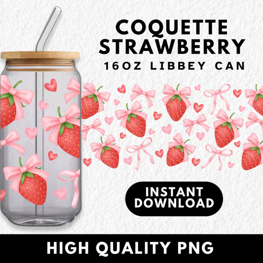Seamless strawberry and pink bow pattern PNG for sublimation and crafting. Cute red strawberries with soft pink ribbon bows and heart accents on black background. Perfect for tumbler wraps, fabric printing, planners, digital papers, or Valentine’s Day crafts. Sweet girly strawberry design ideal for Cricut, sublimation projects, and custom gifts.