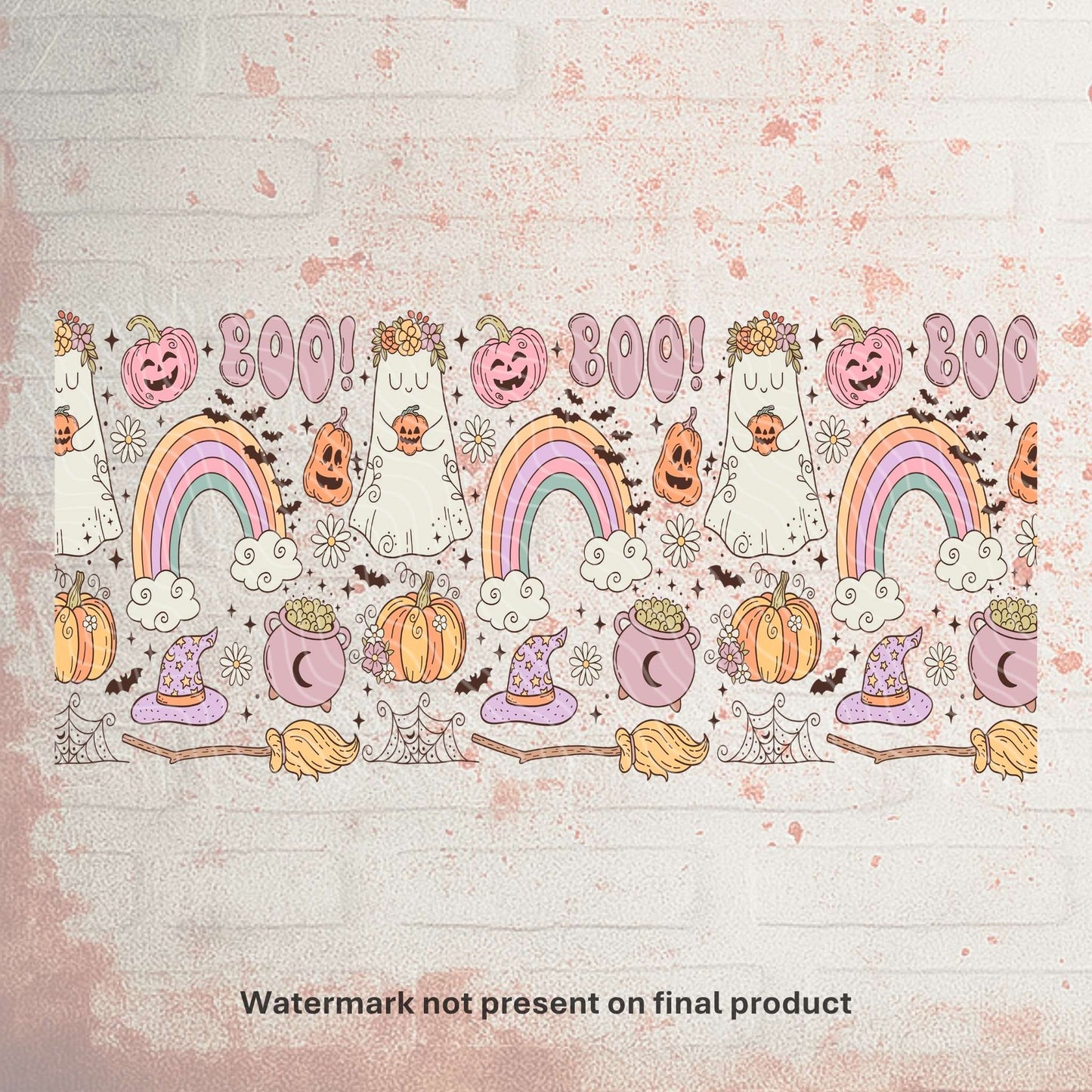 Boho Halloween | Can UV DTF Wrap