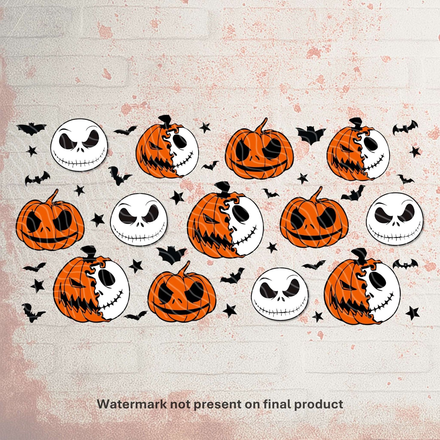 Jack Pumpkin | Can UV DTF Wrap