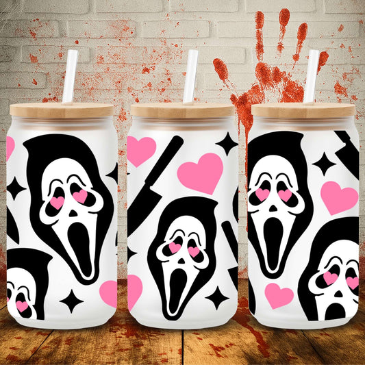 Ghostface | Can UV DTF Wrap