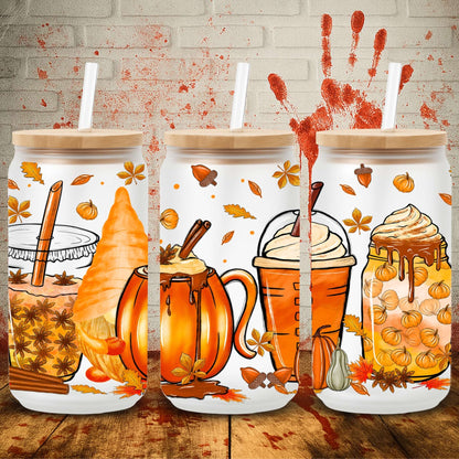 Pumpkin Spice Season | Can UV DTF Wrap