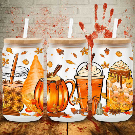Pumpkin Spice Season | Can UV DTF Wrap