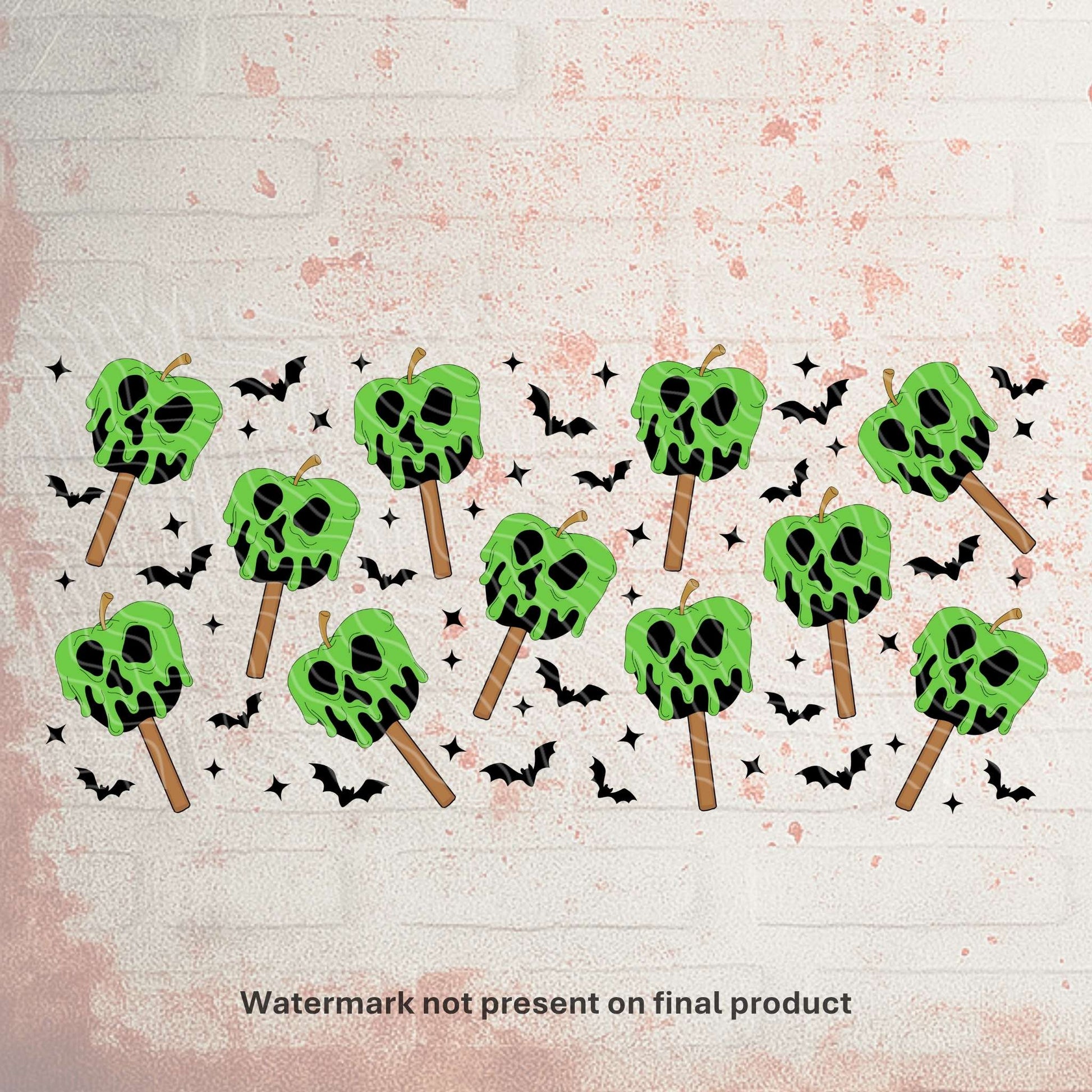 UV DTF Halloween wrap for Libbey 16oz glass cans – spooky tumbler transfer for UK crafters and wholesale suppliers