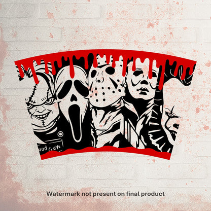 Horror Movie | Cold Cup UV DTF Wrap