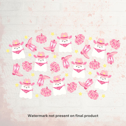 Halloween Cowgirl | Cold Cup UV DTF Wrap