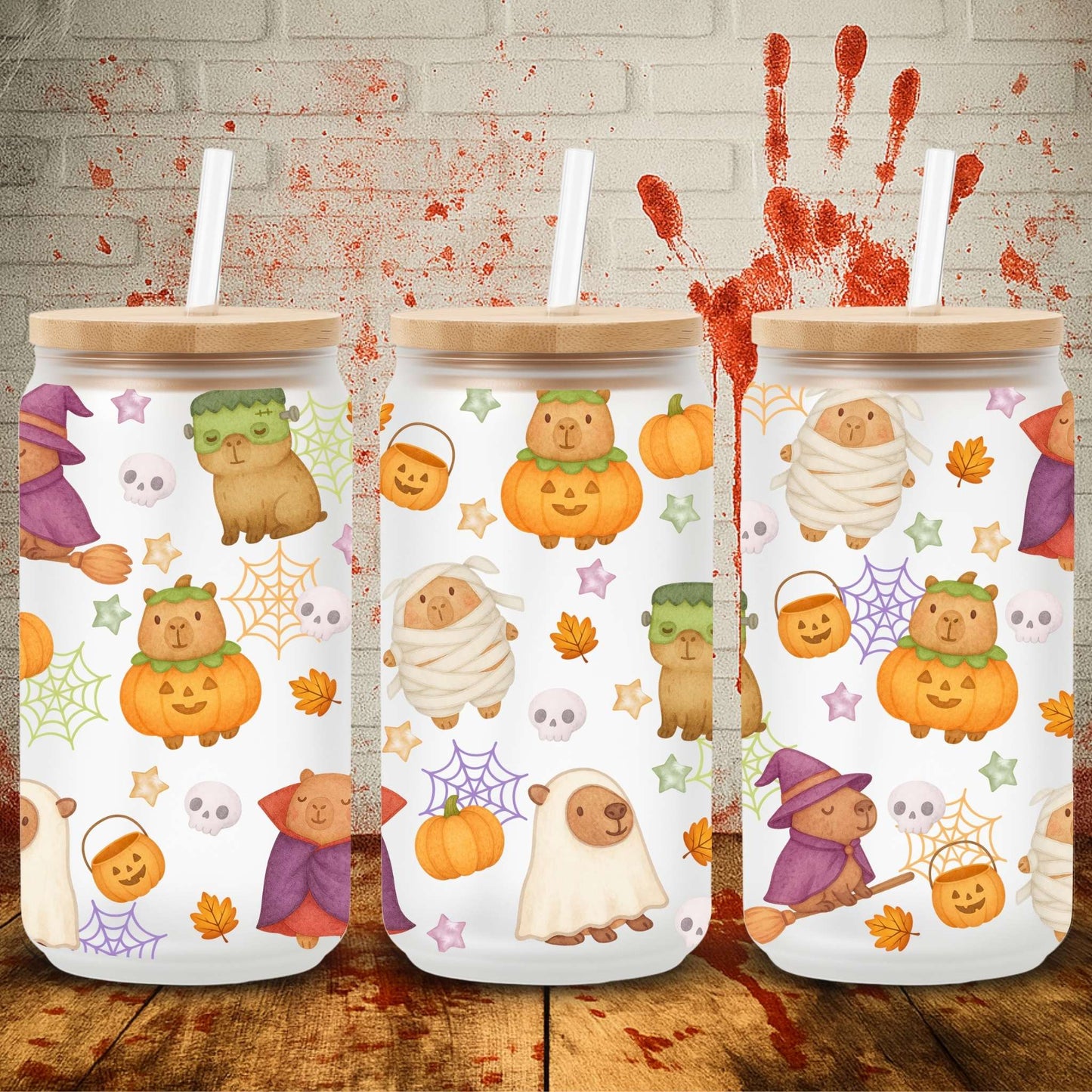 Capybara Halloween | UV DTF Wrap