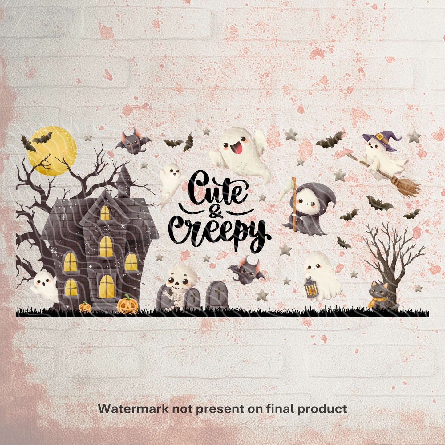 Cute & Creepy | UV DTF Wrap
