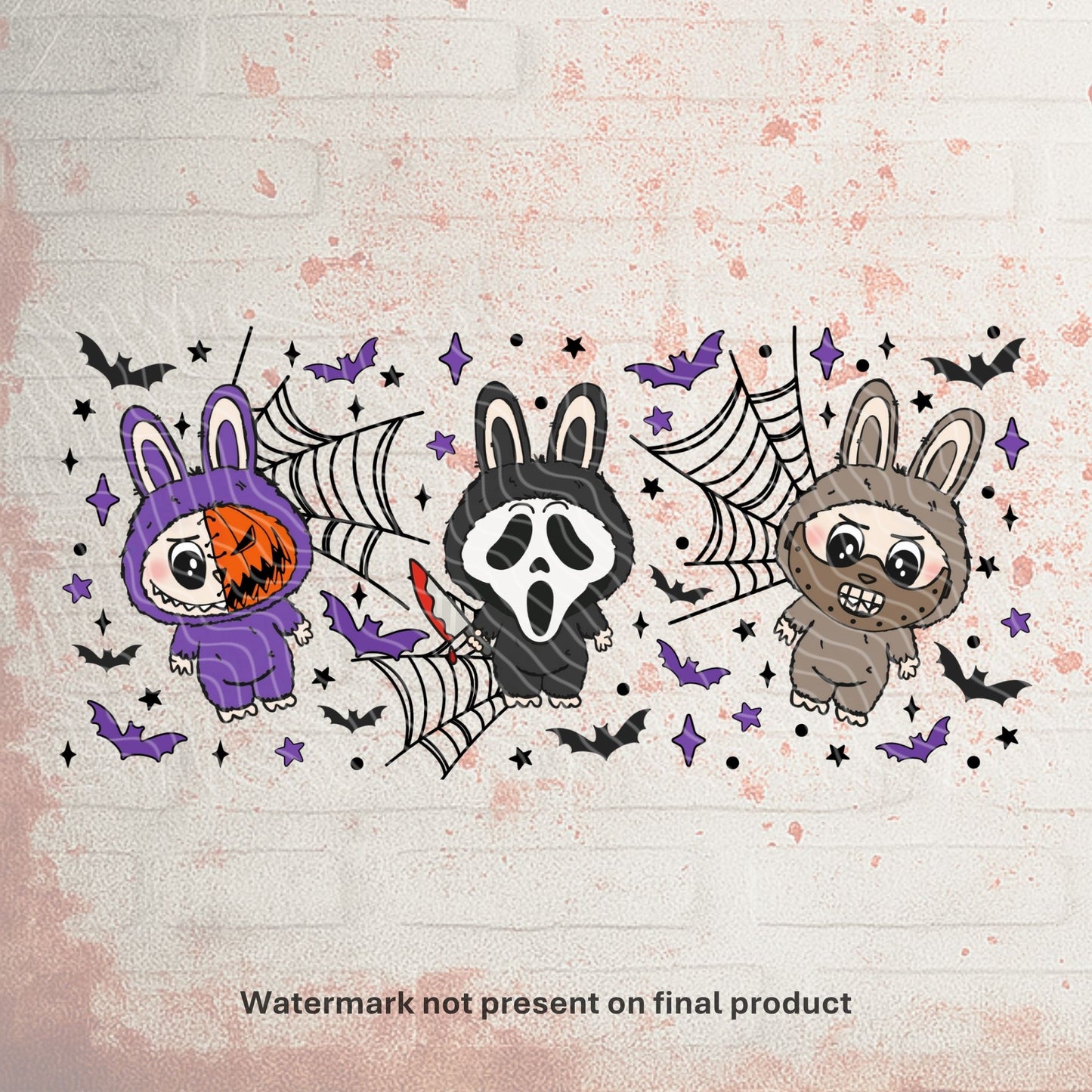 Monster Nightmare Trio | UV DTF Wrap
