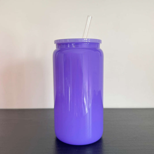 Purple Glass Can 16oz