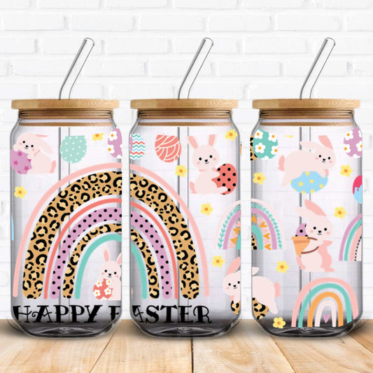 cute easter glass can wraps uk