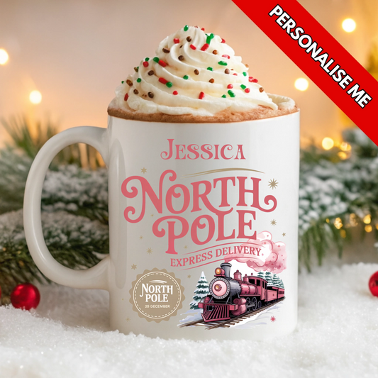 North Pole Express | Personalised UV DTF