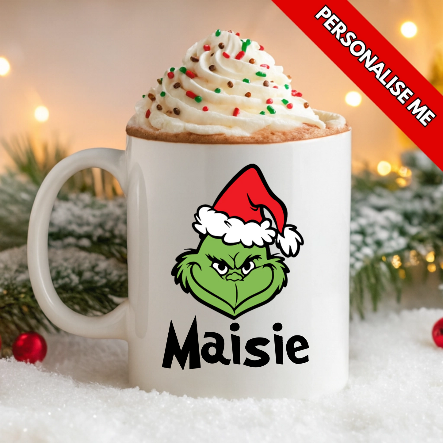 Grinch | Personalised UV DTF