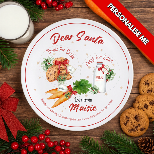 Christmas Eve Plate 3 | Personalised UV DTF