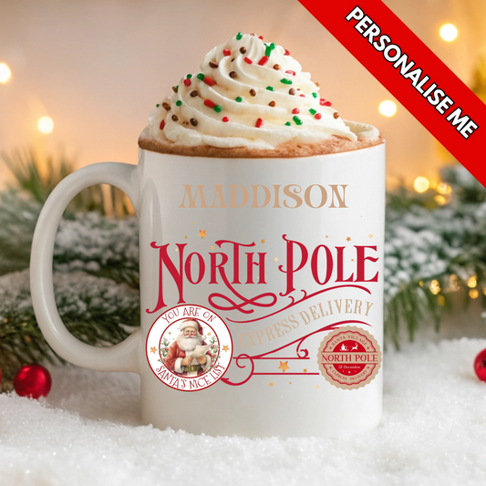 North Pole Express | Personalised UV DTF