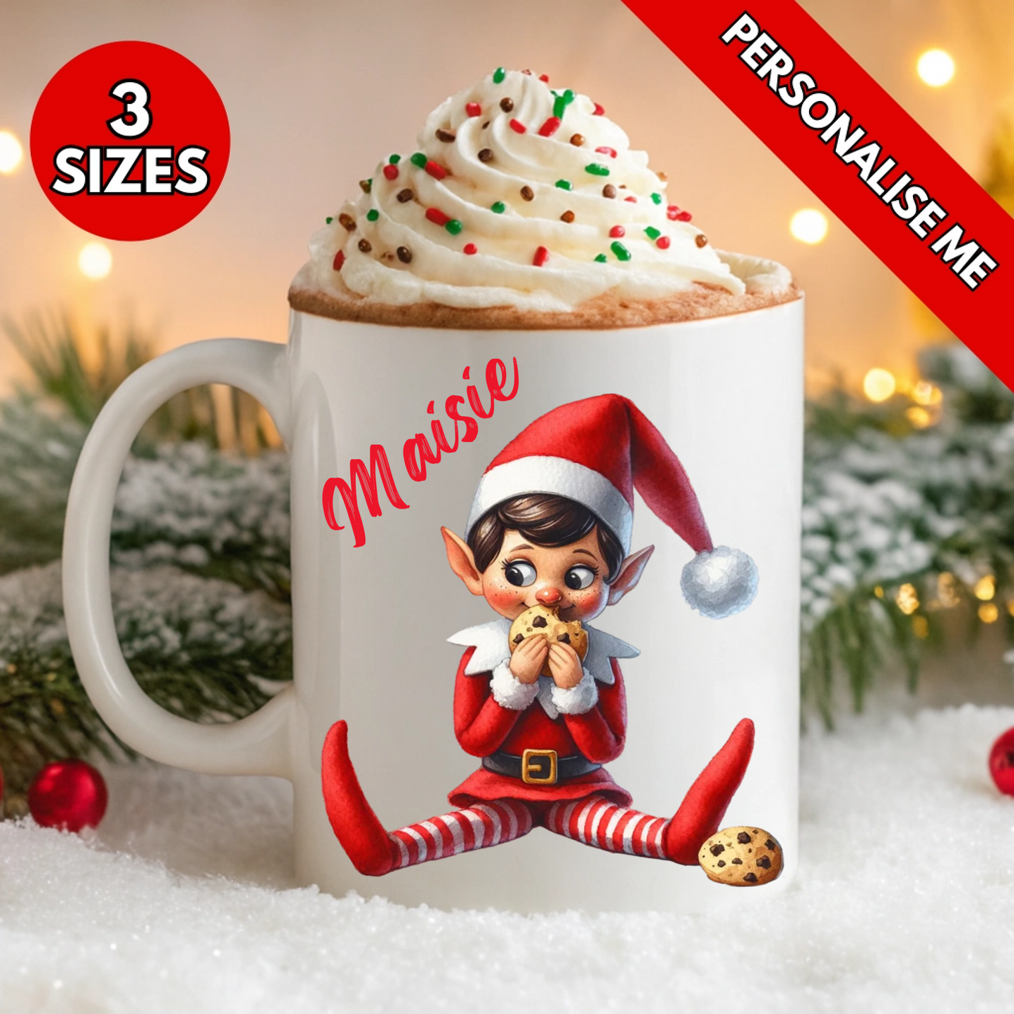 Cookie Elf | Personalised UV DTF