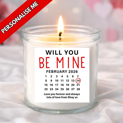 Be Mine - Candle Label