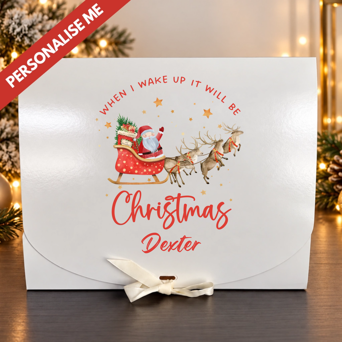 Christmas Gift Box Decal - 09