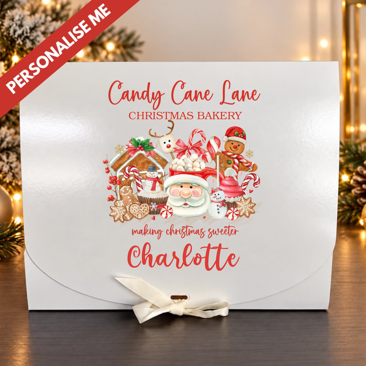 Christmas Gift Box Decal - 14