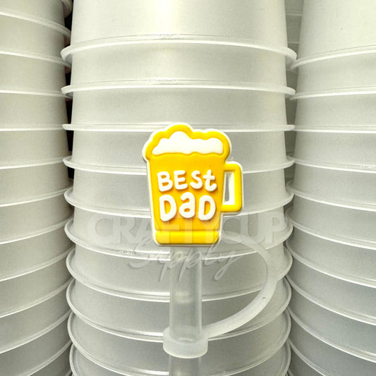 fathers day straw toppers