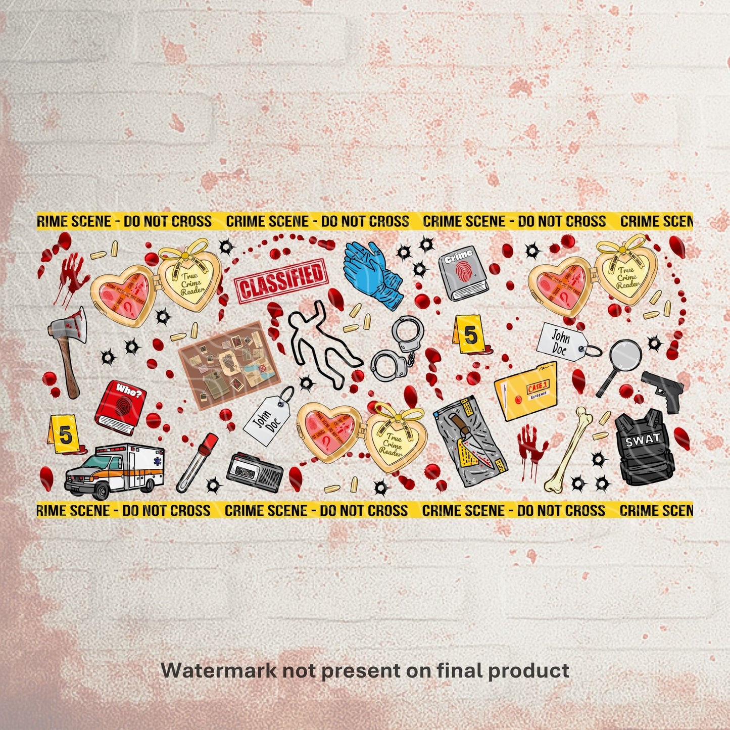 True Crime Solver | UV DTF Wrap