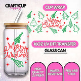 Merry Christmas | UV DTF Wrap