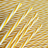 Pastel Yellow Stripe Straw