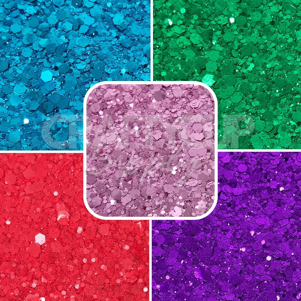 The Colourful Box (5x 1oz Glitters)