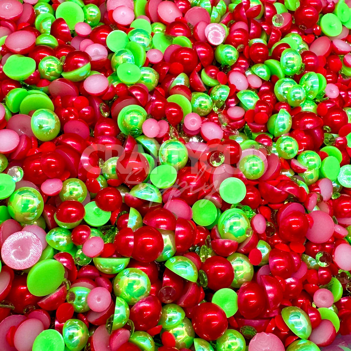 Grinchmas - Pearl & Rhinestone Mix (28g)