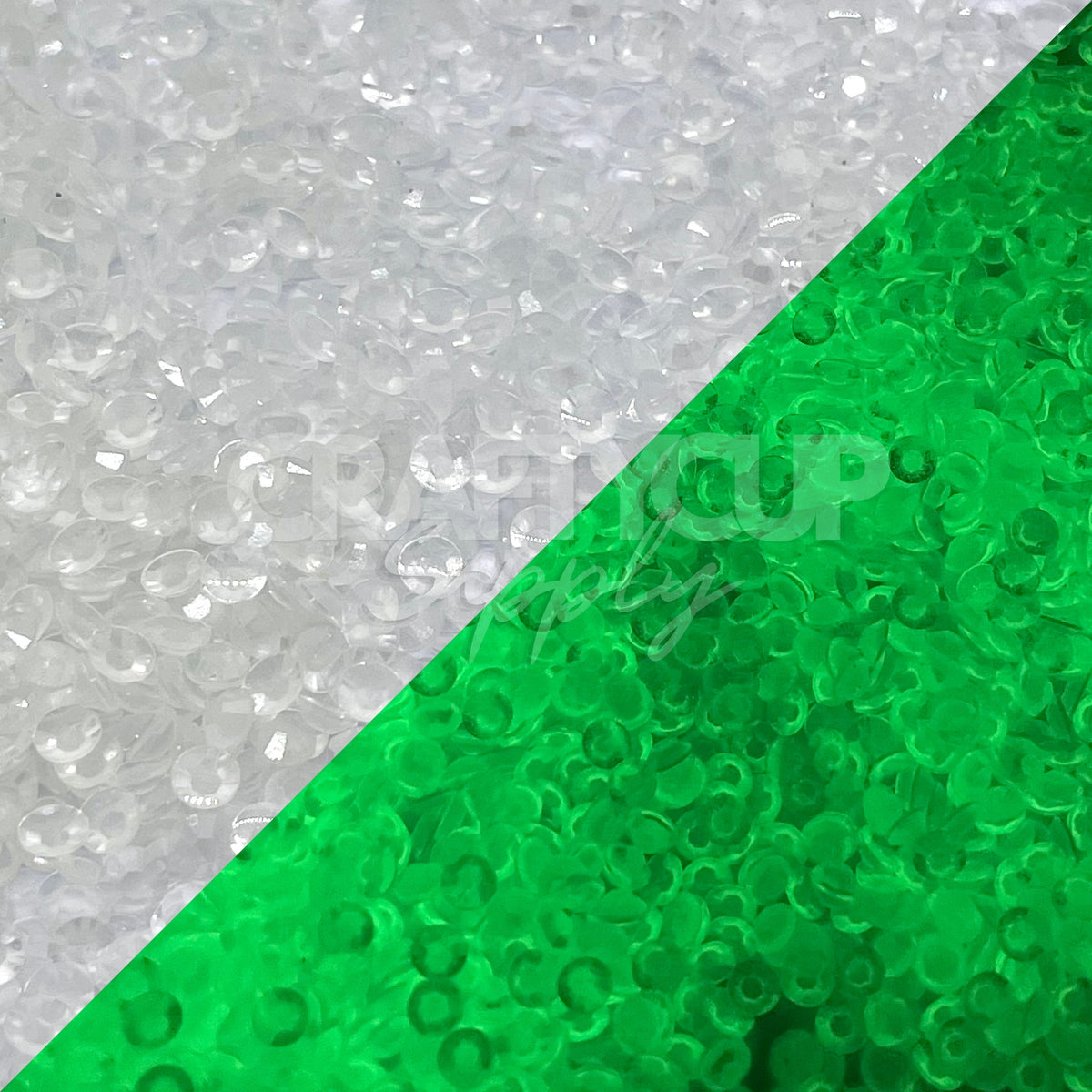 Glow In The Dark Clear Rhinestones - 3mm | 4mm | 5mm (28g)