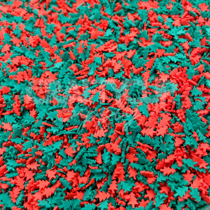 Christmas fimo polymer slices for crafting