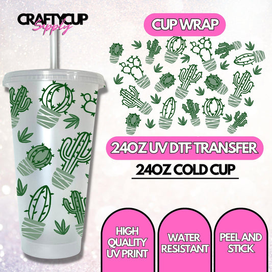 Cactus | UV DTF Wrap