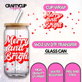 Merry & Bright | UV DTF Wrap