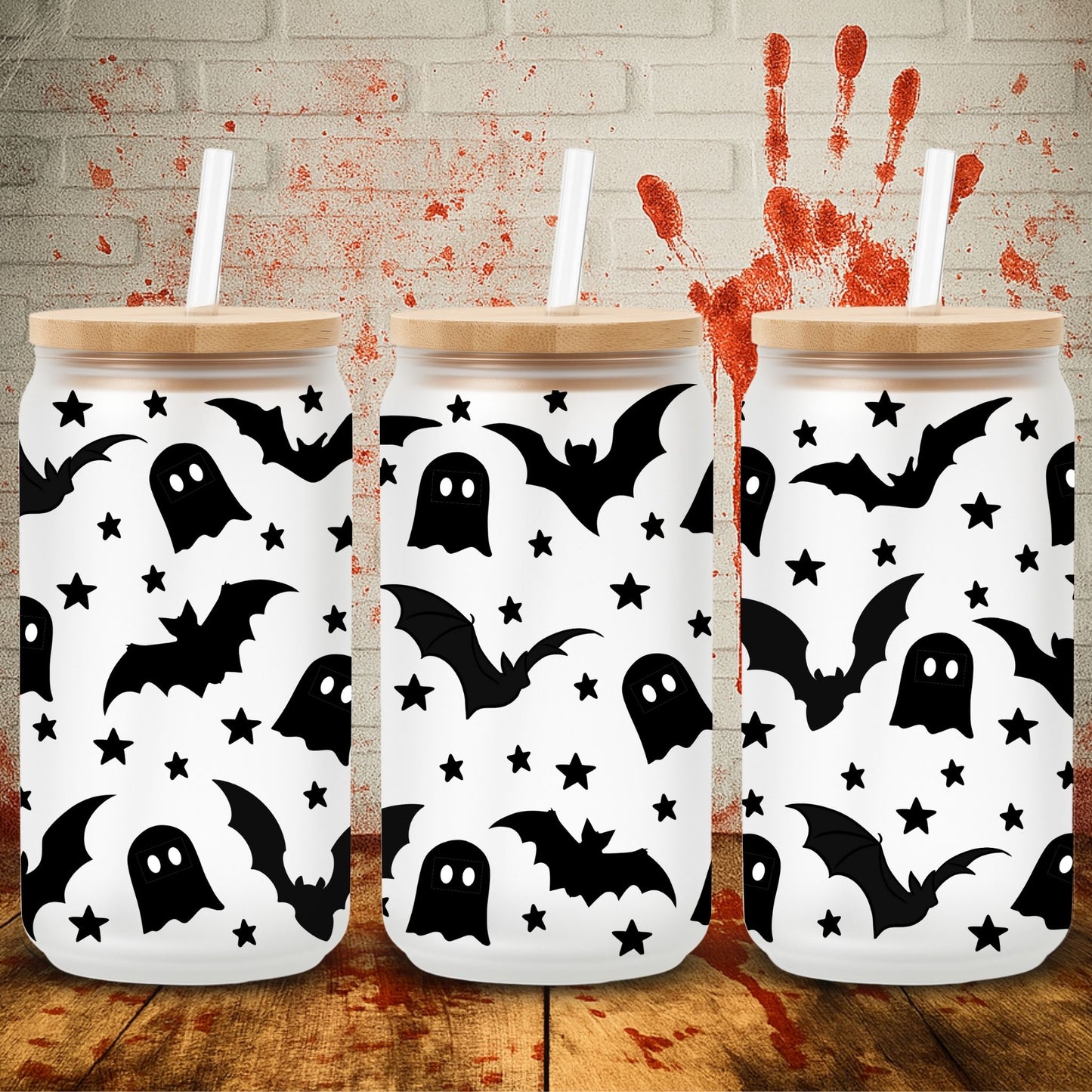 Bats & Ghosts | UV DTF Wrap