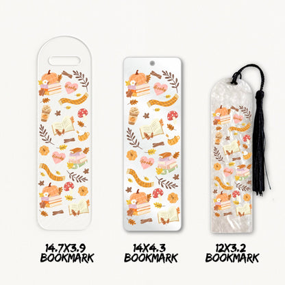 Autumn Reader | Bookmark UV DTF
