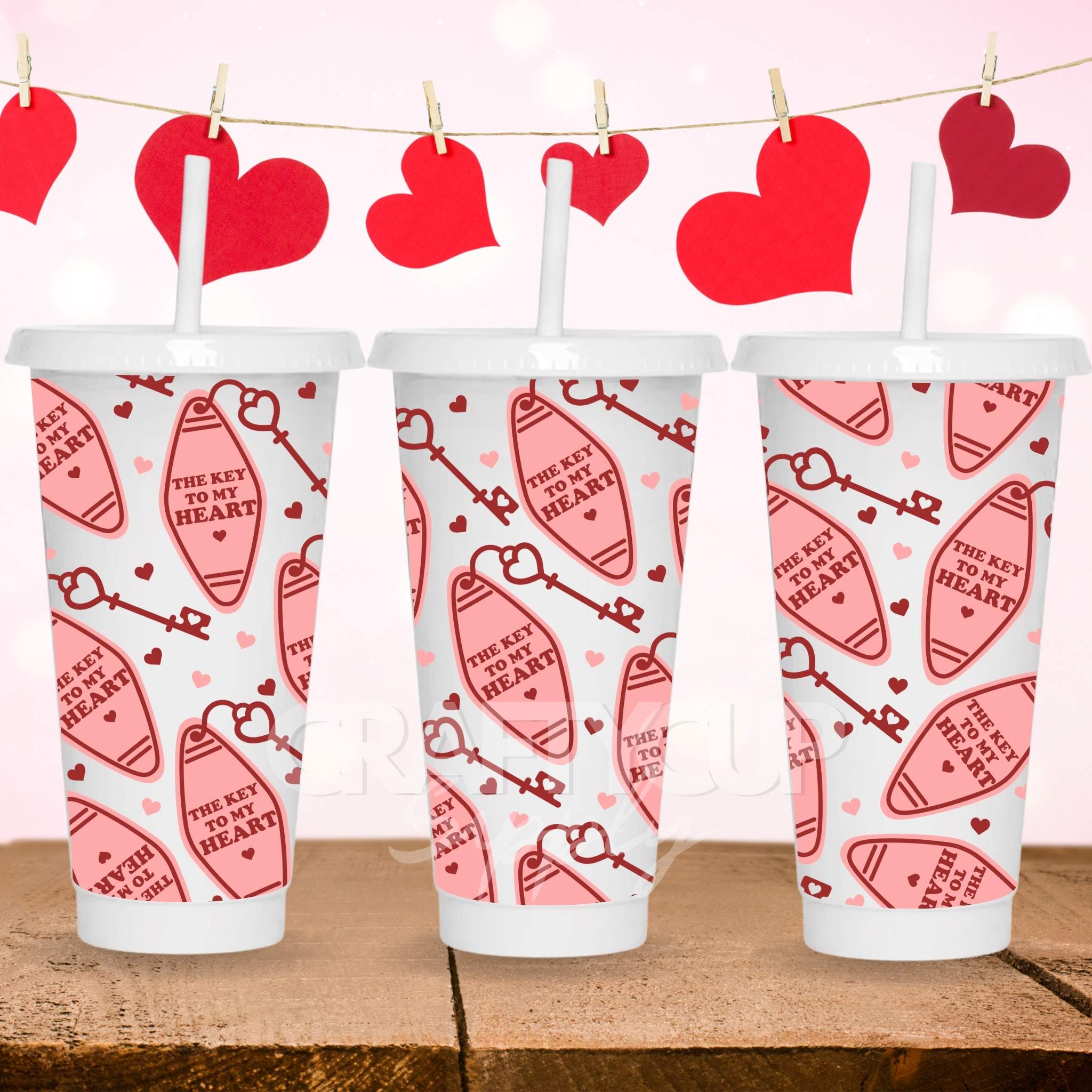 valentines day dtf wraps for cold cups