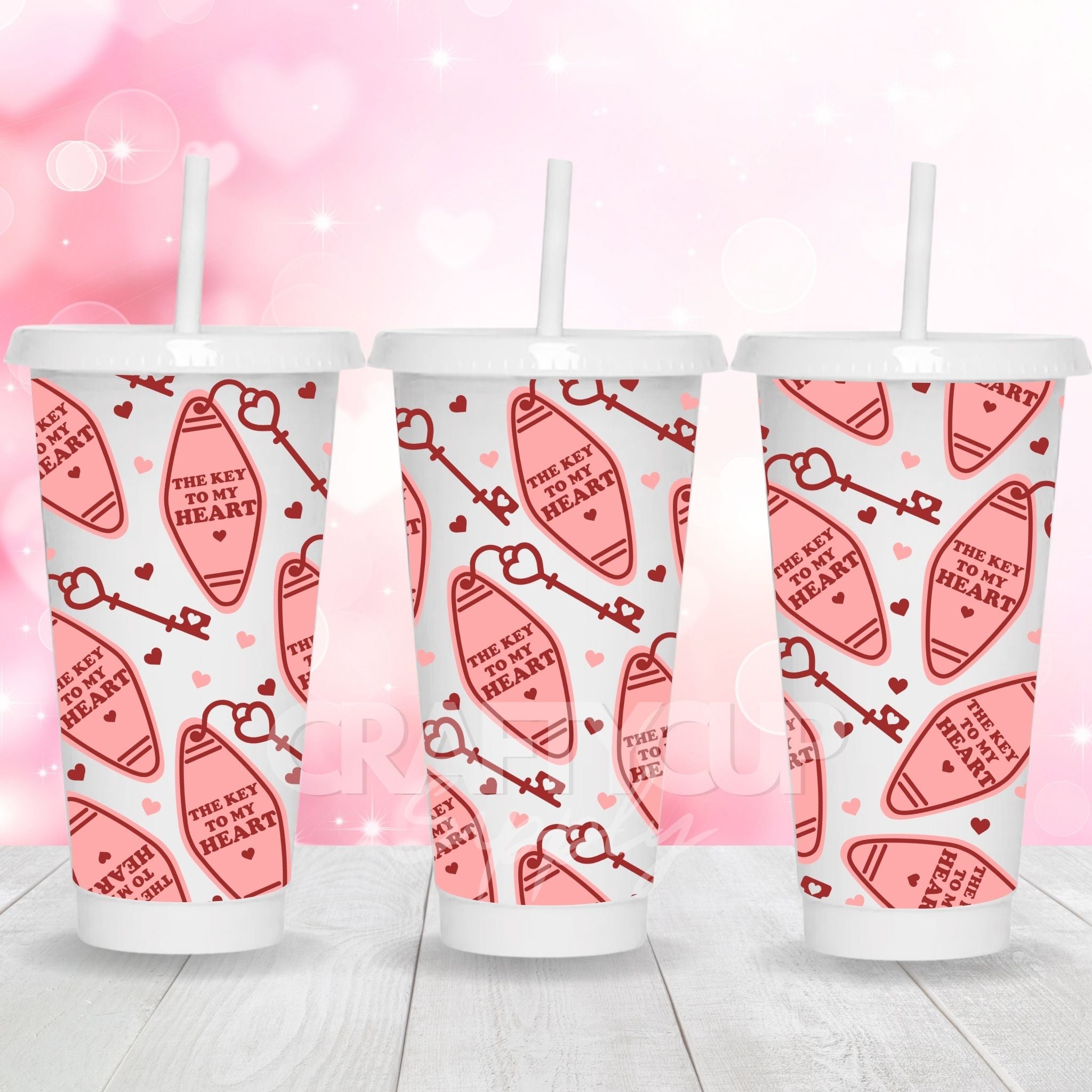 valentines day dtf wraps for cold cups