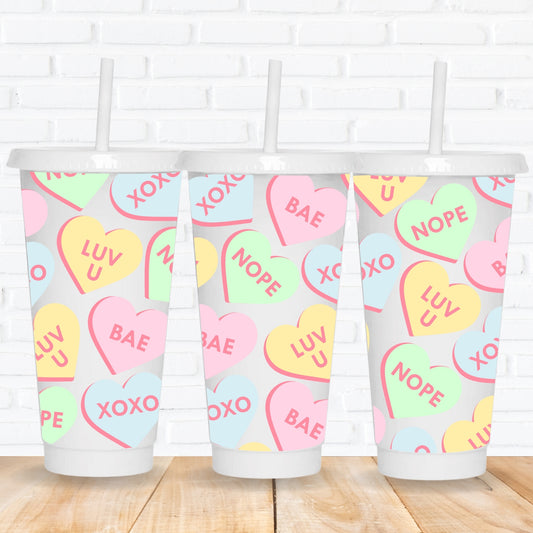 Candy Sweet Hearts | UV DTF Wrap