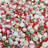 Seasons Greetings - Pearl & Rhinestone Mix (28g)