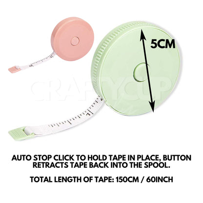 Retractable Tape Measure (150cm/60”)