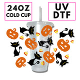 Halloween Black Cat | UV DTF Wrap