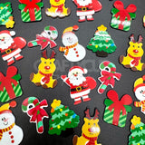 Christmas Characters (Flat) Cabochons (Pack of 10)