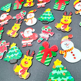 Christmas Characters (Flat) Cabochons (Pack of 10)