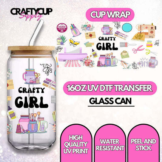 Crafty Girl | UV DTF Wrap